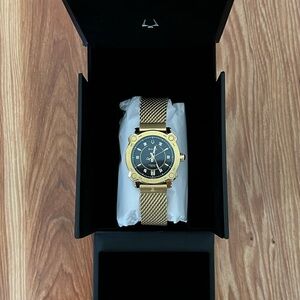 Bulova 6 DIAMOND Precisionist Special GRAMMY Edition Accent Gold-Tone Watch